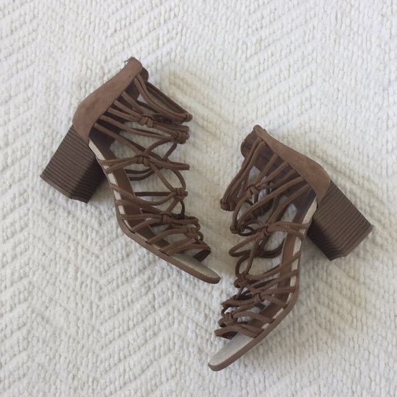 Dv Dolce Vita Women's Myla Strappy Block Heel Sandals Brown Size 8 M main image 0
